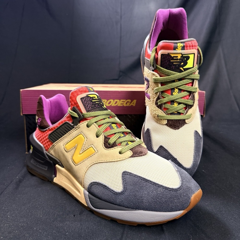 New Balance Bodega x 997S Better Days Men's Sneakers Size 9.5 Beige Red Purple